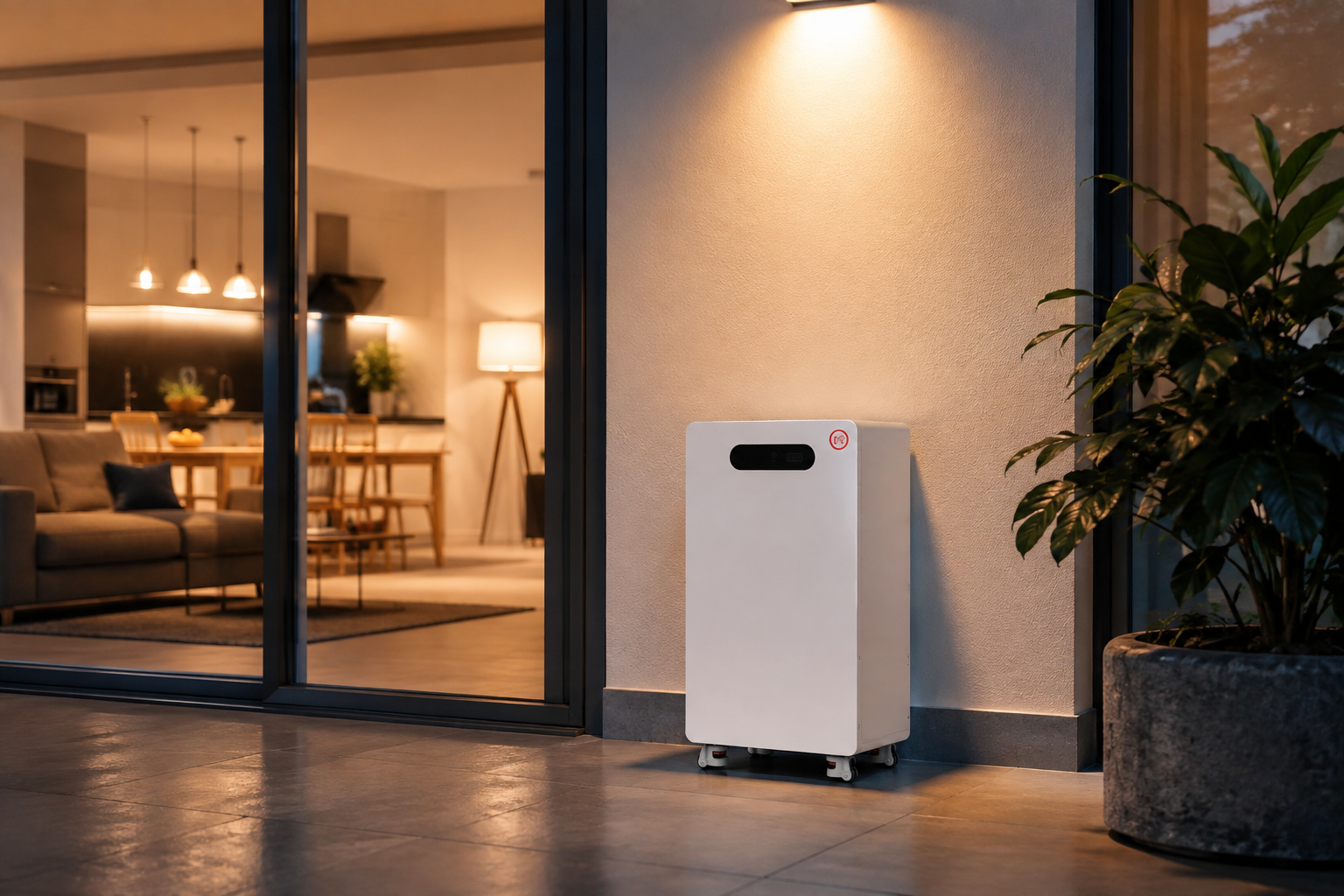 16.08kWh low‑voltage ground‑caster energy storage battery