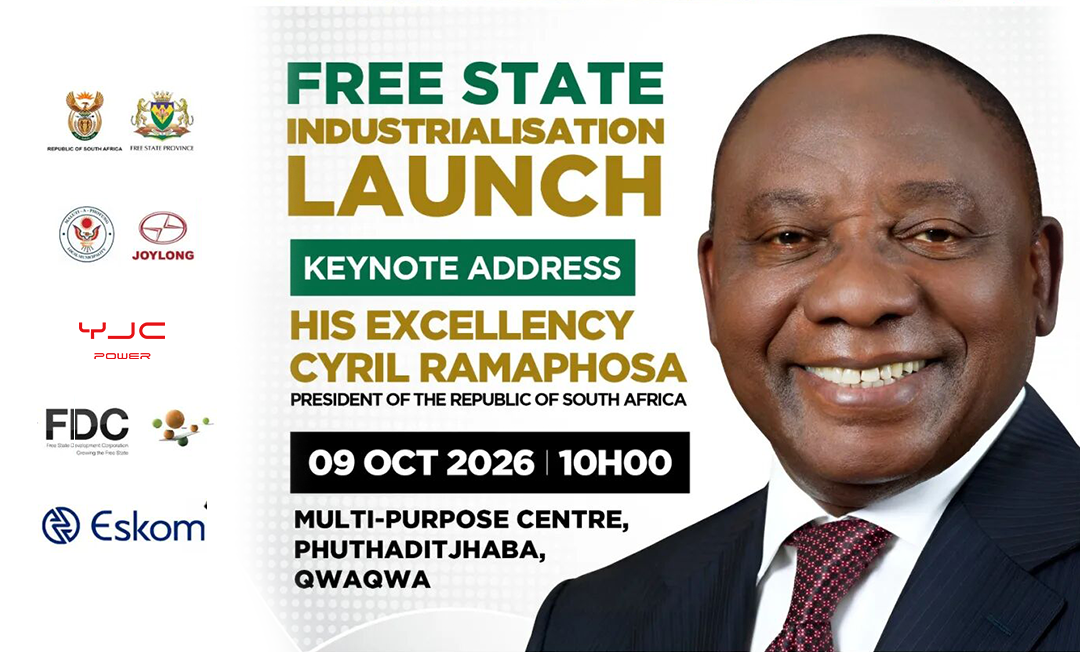 South African President Witnesses YJC New Energy Project Landing in Free State Province!